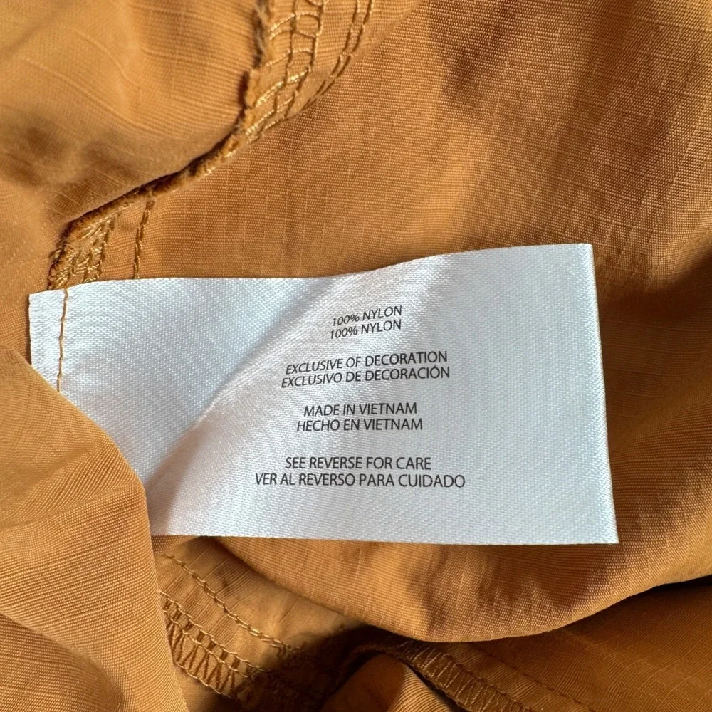Eddie Bauer Mens XXL Shorts Brown Horizon Guide Cargo Hiking Belted 2XL